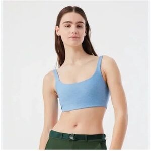 Outdoor Voices Double Time Bra M Light Blue